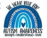 Autism Awareness - Wear Blue